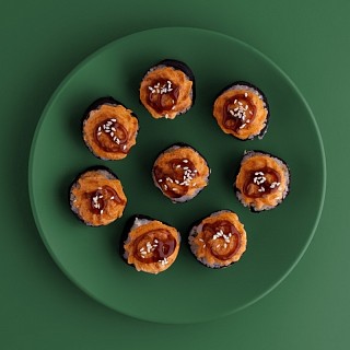 Юки с угрем и креветкой 8 шт.