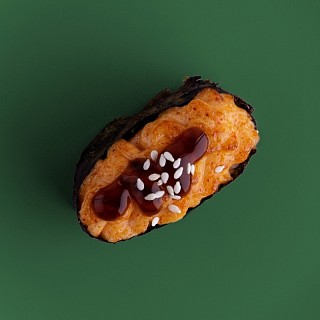 картинка Запеченные острые суши с гребешком от TakeEat