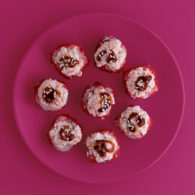 картинка Микс с угрем, крабом и лососем от TakeEat